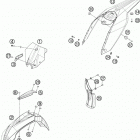 TE 250 CHASSIS Обтекатель , крылья