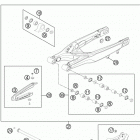 TE 300 CHASSIS Бугель
