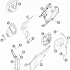 TE 250 CHASSIS Воздушный фильтр