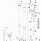 TE 250 CHASSIS Передняя вилка