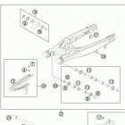 TE 250 CHASSIS Бугель