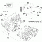 TE 250 ENGINE Картер двигателя