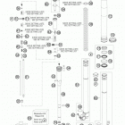 TE 300 CHASSIS Передняя вилка