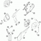 TE 300 CHASSIS Воздушный фильтр