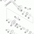 TE 300 ENGINE Кик стартер