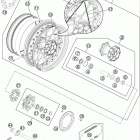 570 FS CHASSIS Заднее колесо
