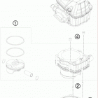570 FS ENGINE Цилиндры