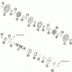 570 FS ENGINE Трансмиссия 2-контрпривод