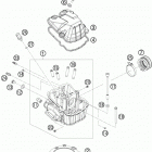 570 FS ENGINE Головка цилиндра