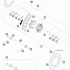 FX 450 Chassis Заднее колесо