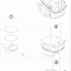 FE 450 Engine Цилиндры