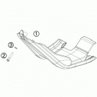 FE 450 Chassis Зажита двигателя