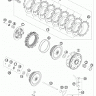FE 450 Engine Сцепление