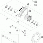 FE 450 Chassis Переднее колесо