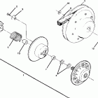 W928527 TRAIL BOSS 250 Driven clutch assembly trail boss  /  w928527