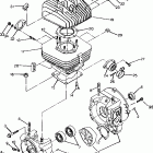 W927221 TRAIL BLAZER Crankcase and cylinder assembly trail blazer  /  w...