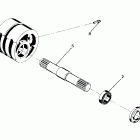 W928127 TRAIL BOSS 4X4 Front tightener assembly p / n 1380024 250 4x4  / ...