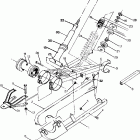 W928627 BIG BOSS 4X6 Swing arm weldment (rear) 250 4x6  /  w928627