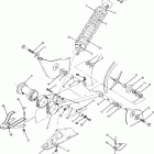 S928139 Euro Trail Boss 4x4 Swing arm wld.  /  rear shock assembly 350 4x4  / ...