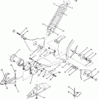 W927527 TRAIL BOSS 2X4 Swing arm weld.  /  rear shock assembly 250 2x4  /...
