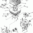 S928727 Euro Big Boss 6x6 Crankcase and cylinder assembly 250 6x6  /  w92872...