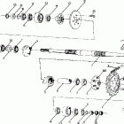 W928627 BIG BOSS 4X6 Middle drive assembly 250 4x6  /  w928627
