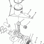 W927221 TRAIL BLAZER Crankshaft and piston assembly trail blazer  /  w9...