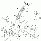 W927221 TRAIL BLAZER Swing arm weld  /  rear shock assembly trail blaze...