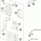 650 FE Chassis Передний тормозной суппорт
