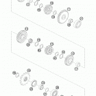 550 FE Engine Трансмиссия 2-контрпривод