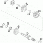 550 FE Engine Трансмиссия-ведомый вал