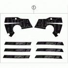 450 FS Chassis Наклейки