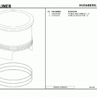 650 FE Engine Cylinder liner