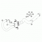 450_550_650_FE_FC_FS Chassis & Engine Nrohr exhaust pipe, interm. tube 450-650