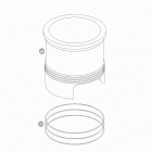 450_550_650_FE_FC_FS Chassis & Engine Cylinder liner 450-650