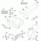 450_550_650_FE_FS Chassis & Engine Tank, seat, cover 450-650