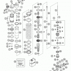 450_550_650_FE_FS Chassis & Engine Shock absorber disassembled fe 450-650 ref# 63 - 9...