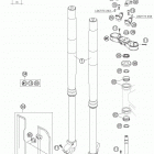450_550_650_FE_FS Chassis & Engine Front fork wp fs 450-650