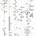 450_550_650_FE_FC_FS Chassis & Engine Fork legs fc 450-650 ref# 1 - 38
