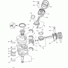 VF225LA Коленчатый вал и Поршень