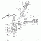 LF200XA Crankshaft Piston