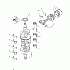 LF150TXR Коленчатый вал и Поршень