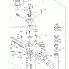 T25LA Power trim tilt assy