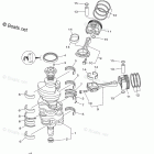 VF250LA Crankshaft Piston