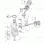LF225XCA Crankshaft Piston