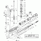 90TLR Lower casing & drive 1