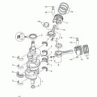 LF200TXR Коленчатый вал и Поршень