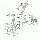 LF250TUR CRANKSHAFT PISTON 1014711-