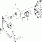 W917221 TRAIL BLAZER Right hand gearcase and brake mounting  trail blaz...