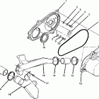 W917527 TRAIL BOSS 2X4 Clutch cover assembly 250 2x4